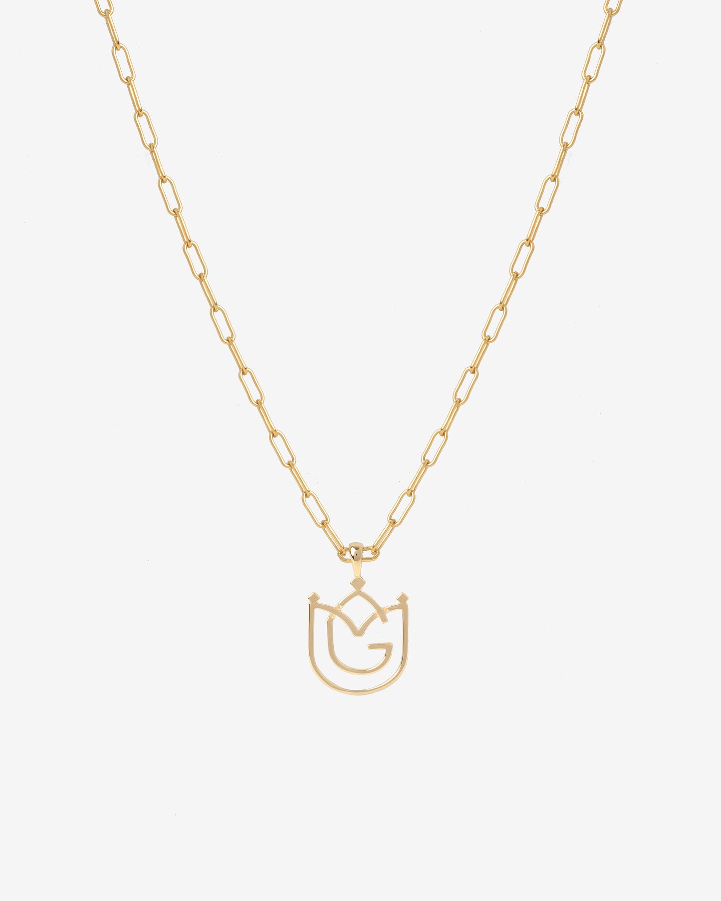 MG Large Pendant Necklace - M I C H E L L E G A R C I A