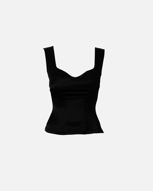 LEXA Noir Corset Top - M I C H E L L E  G A R C I A