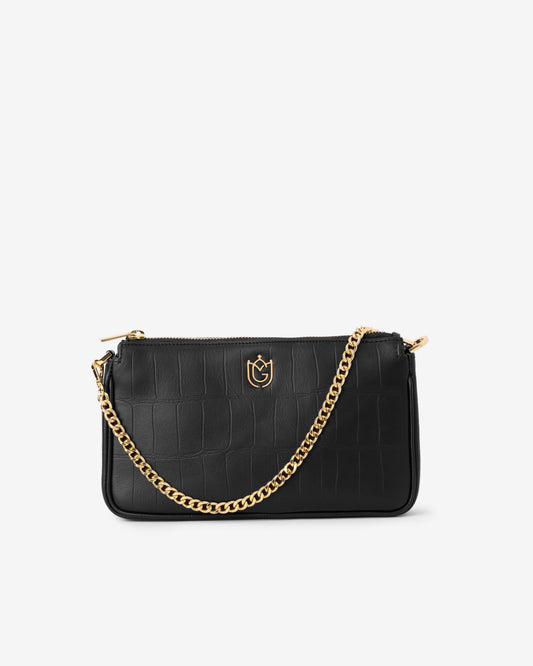 BELLA Noir Clutch - M I C H E L L E  G A R C I A