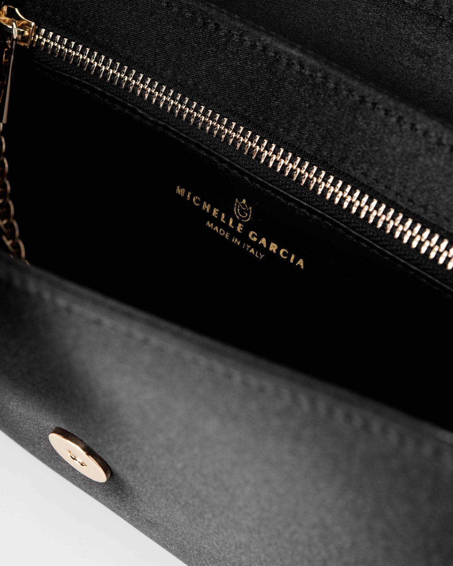 VICTORIA Noir Evening Bag - M I C H E L L E G A R C I A