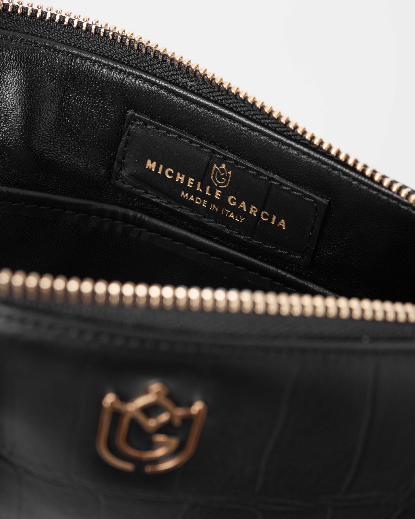 BELLA Noir Clutch - M I C H E L L E  G A R C I A