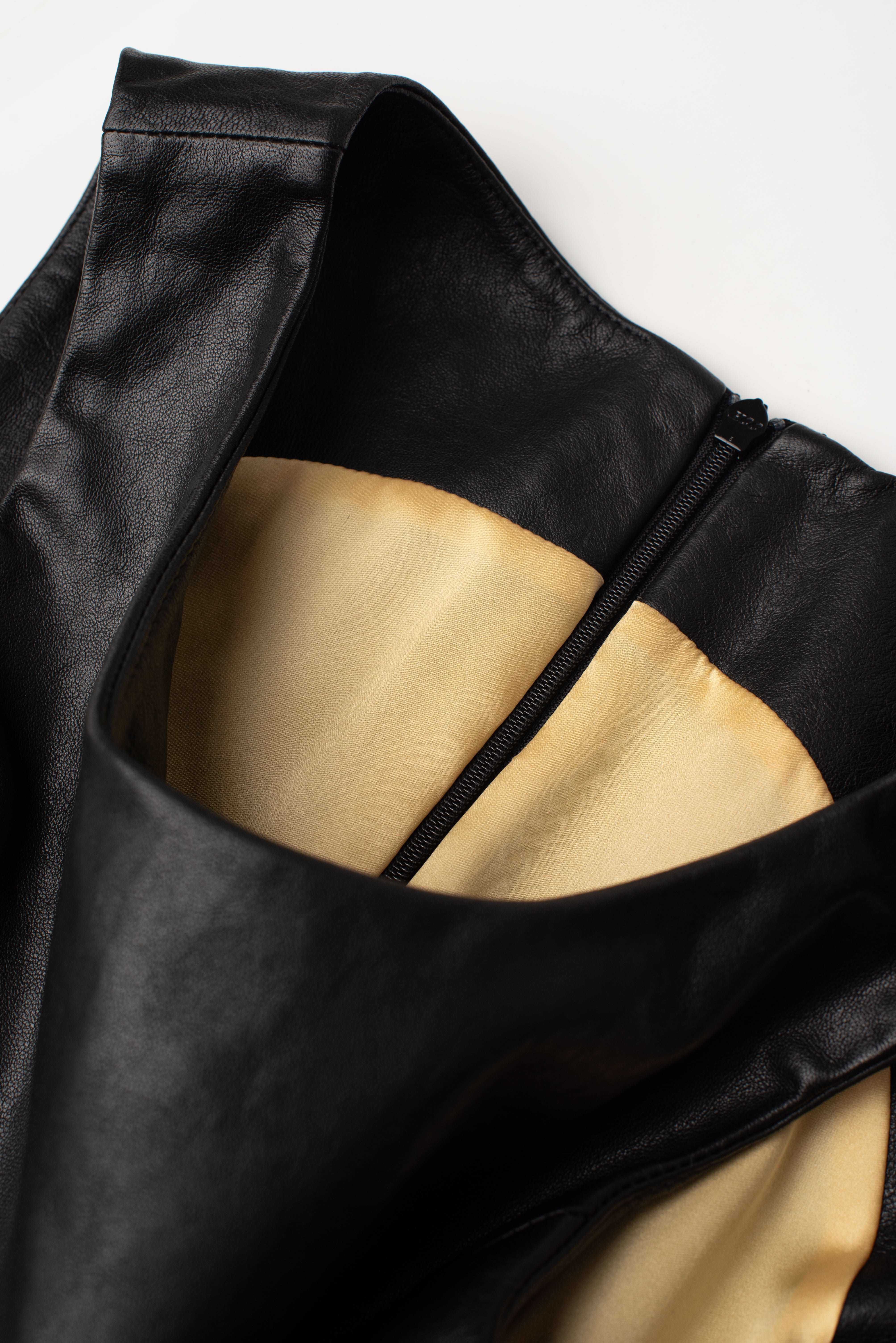 CLEO Leather Dress - M I C H E L L E G A R C I A