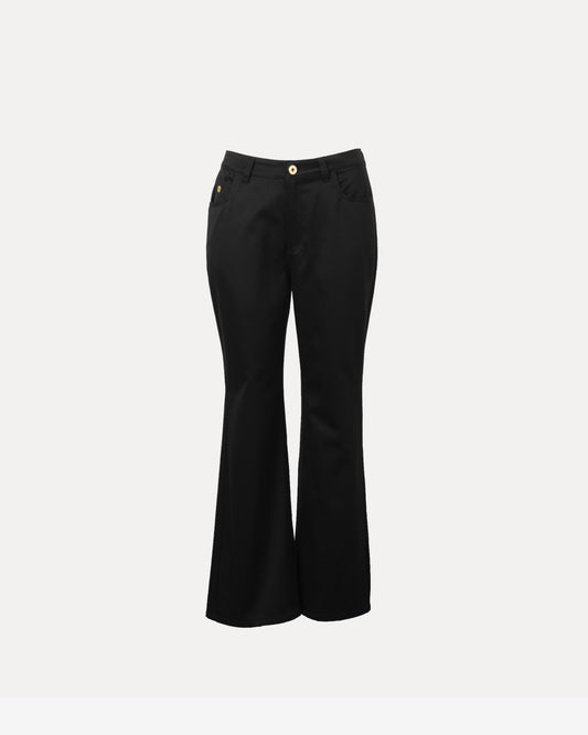RHEA Noir Denim Pant - M I C H E L L E  G A R C I A