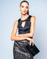 VICTORIA ONYX Evening Bag - M I C H E L L E  G A R C I A