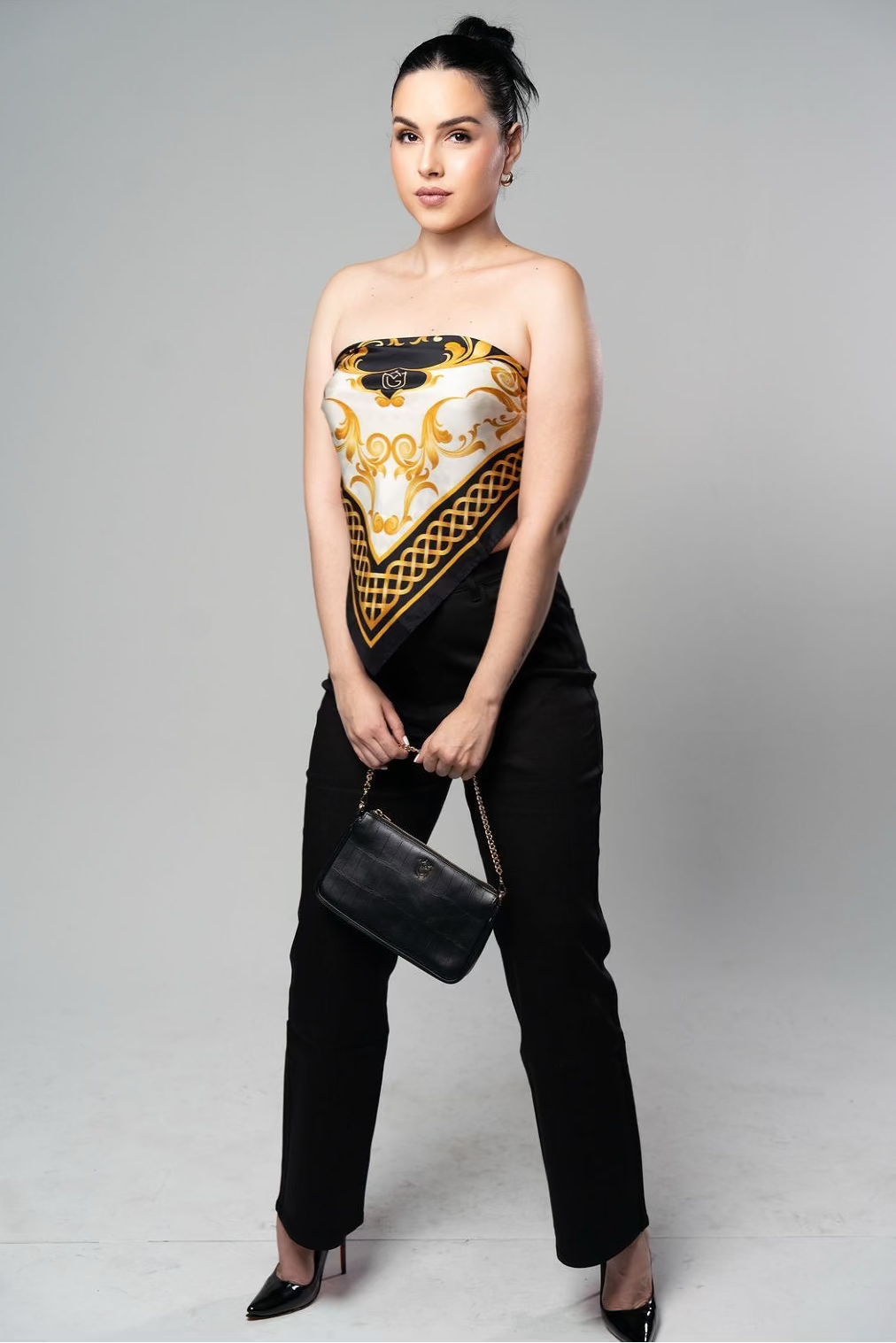 RHEA Noir Denim Pant - M I C H E L L E  G A R C I A