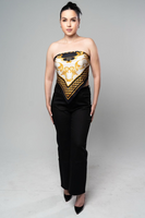 RHEA Noir Denim Pant - M I C H E L L E  G A R C I A