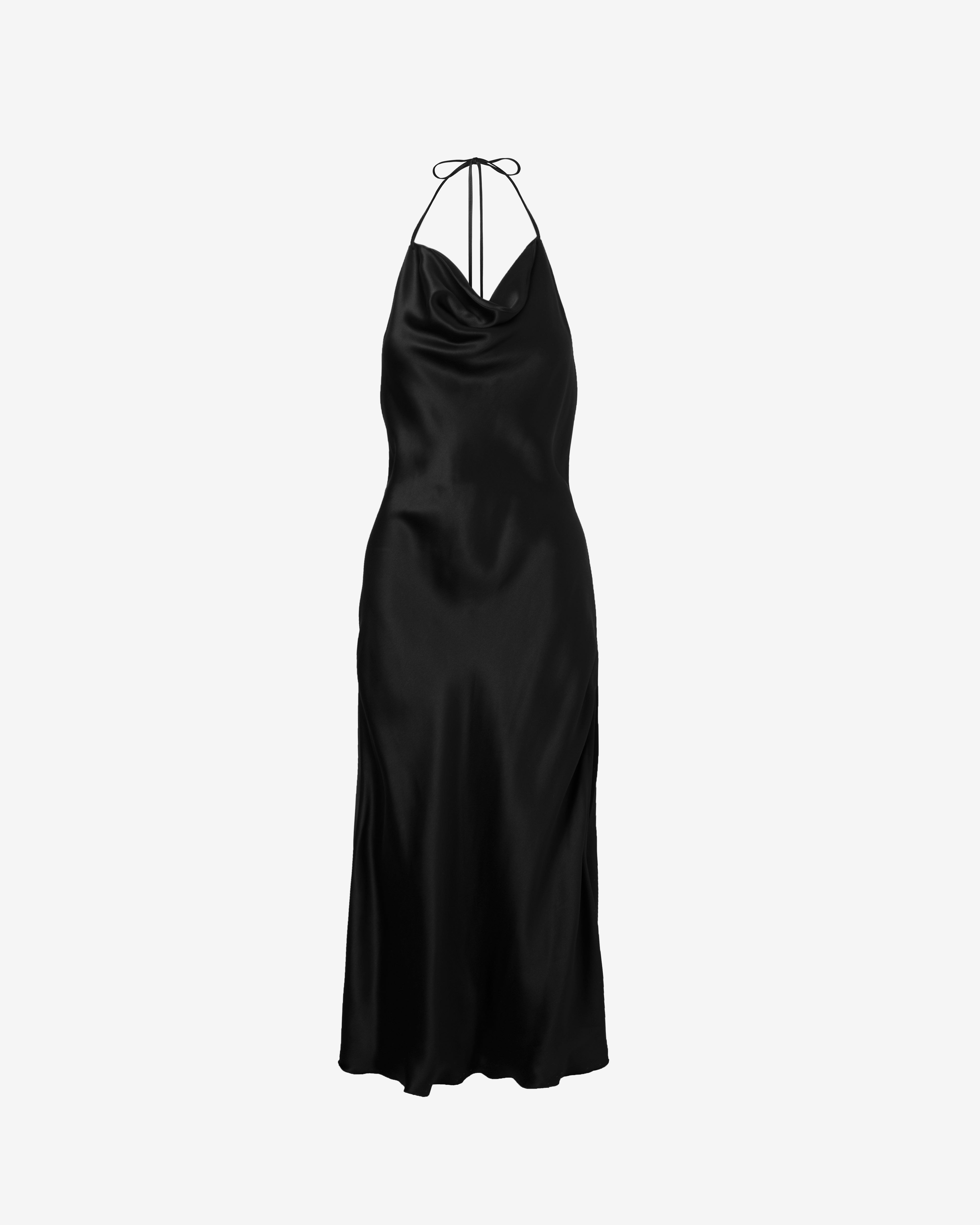 ELVIRA Noir Slip Dress - M I C H E L L E  G A R C I A