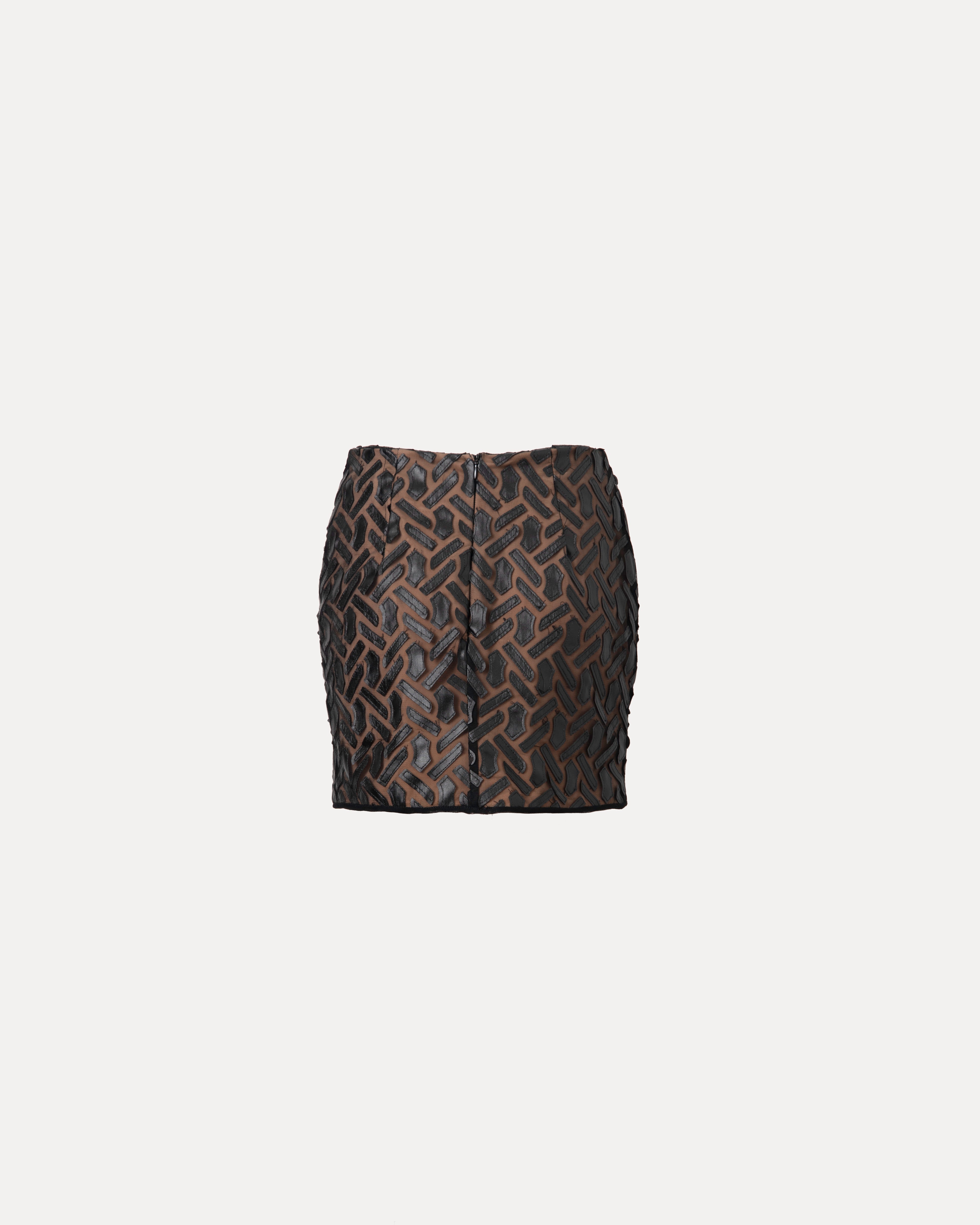 NEFER Mini Skirt - M I C H E L L E  G A R C I A