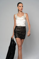 LEXA Champagne Corset Top