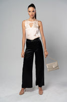 ISIS NOIR Satin Pant - M I C H E L L E  G A R C I A